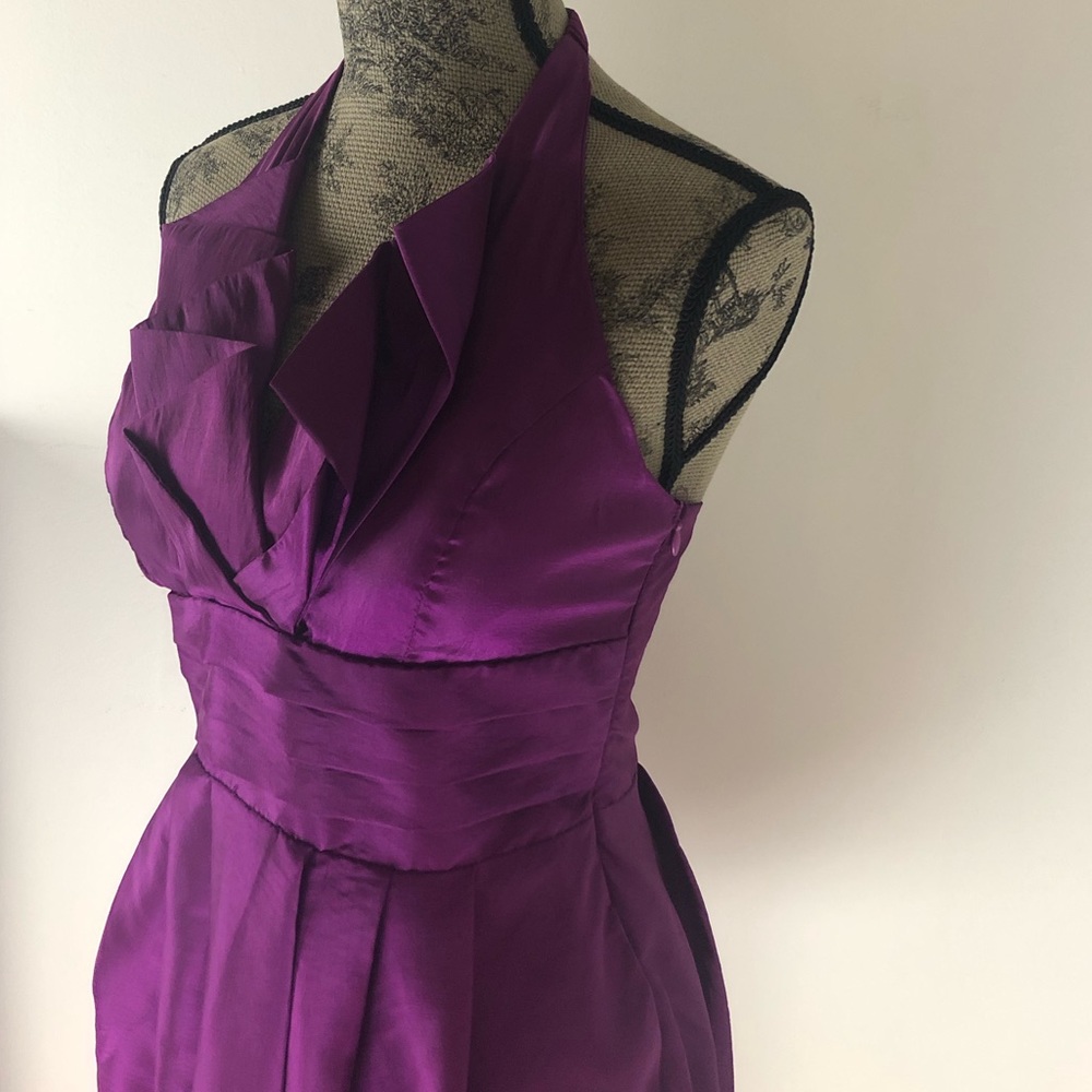 Purple Halter Dress